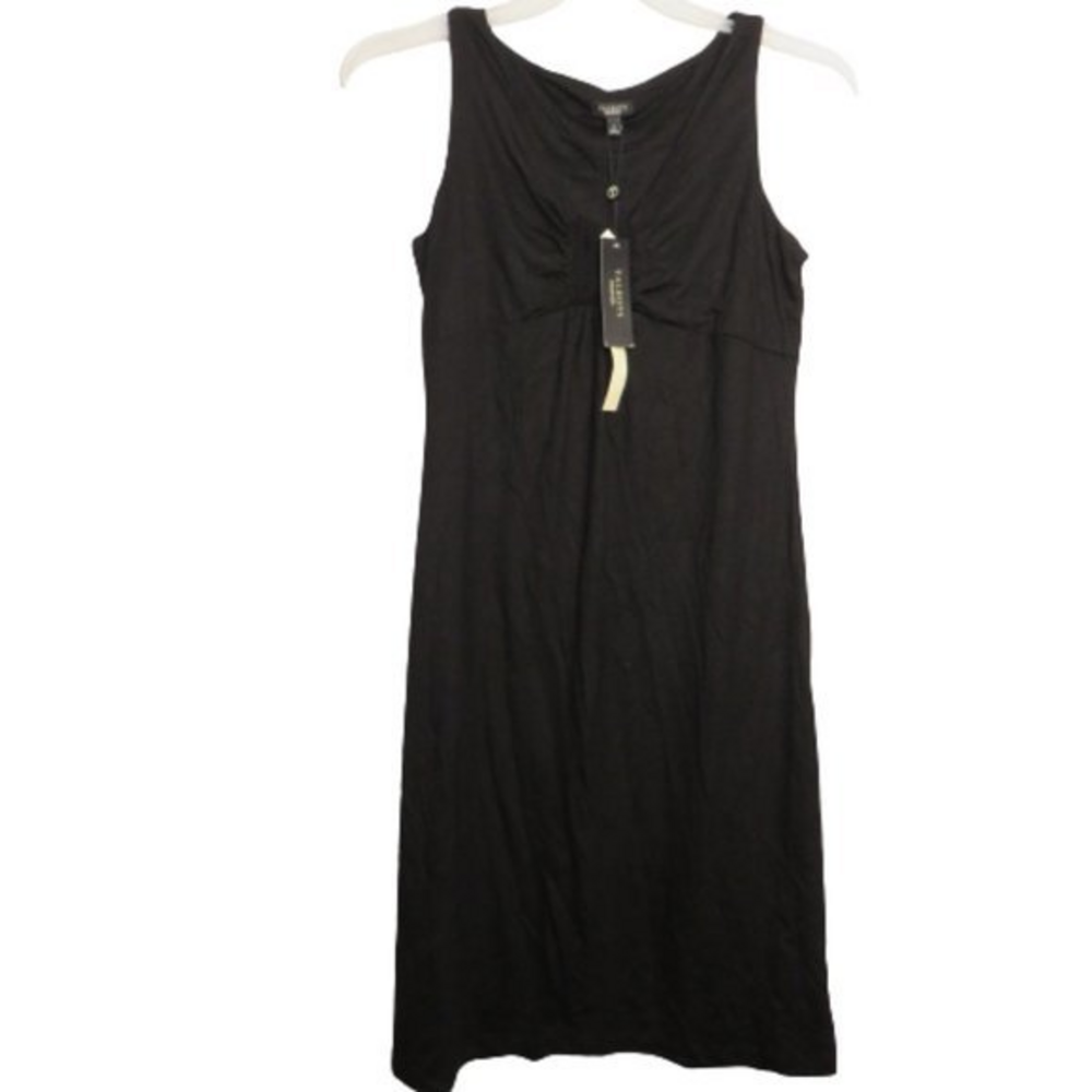 Talbots black sheath dress‎